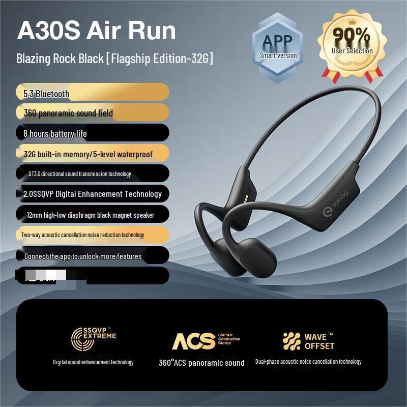 Saina A30S Pro Max .32G Open-Ear Sport Bluetooth Earphones