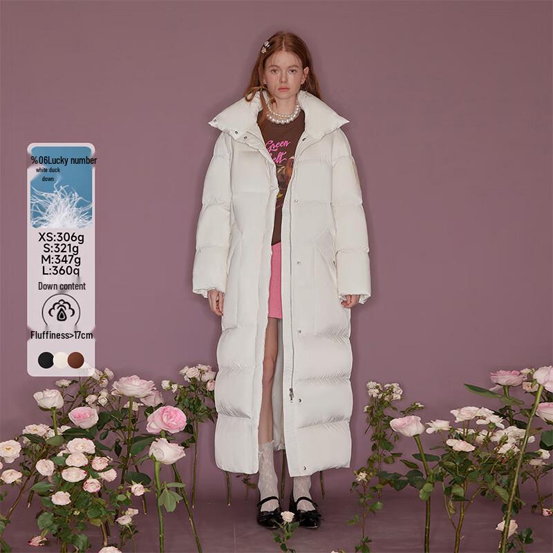 GREEN BELT Women's Long Duck Down Puffer Jacket