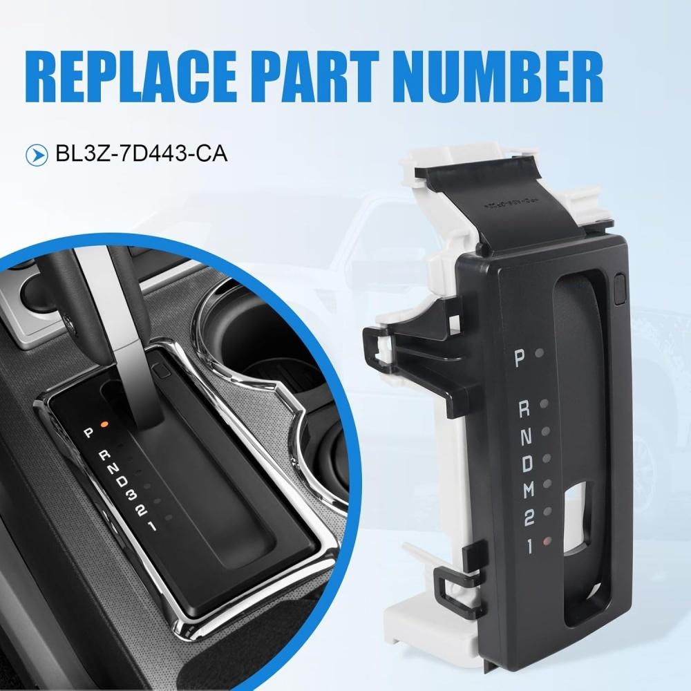 

BL3Z‑7D443‑C A/T Gear Selector Cover For Ford F‑150 2011‑2014