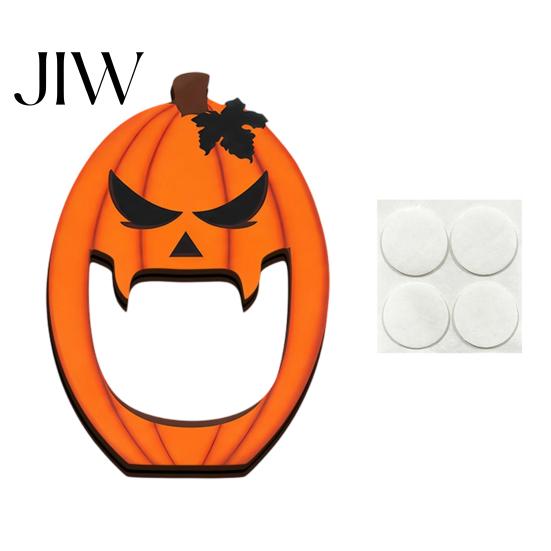 Halloween Tiered Tray Decor Wooden BOO Ornaments for Tabletop Decor, Boo Letter Wood Signs Creative Decorations Festive Holiday Home Party Solid