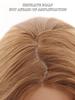 Synthetic Wig Long Ombre Blonde Wavy Wig for Women  Middle Part Wavy Wig Natural Looking Wig for Daily Party Use (Ombre Blonde)