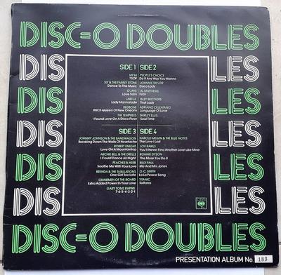 LP-skiva VARIOUS - Disc-O Doubles JL1 Disc-O Doubles, 1977 UK Soul/Funk Begagnad