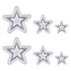 Hollow Star Silicone Mold Christmas Ornament Resin Mold Pentagrams Silicone Mold Christmas Star Epoxy Resin Casting Mould