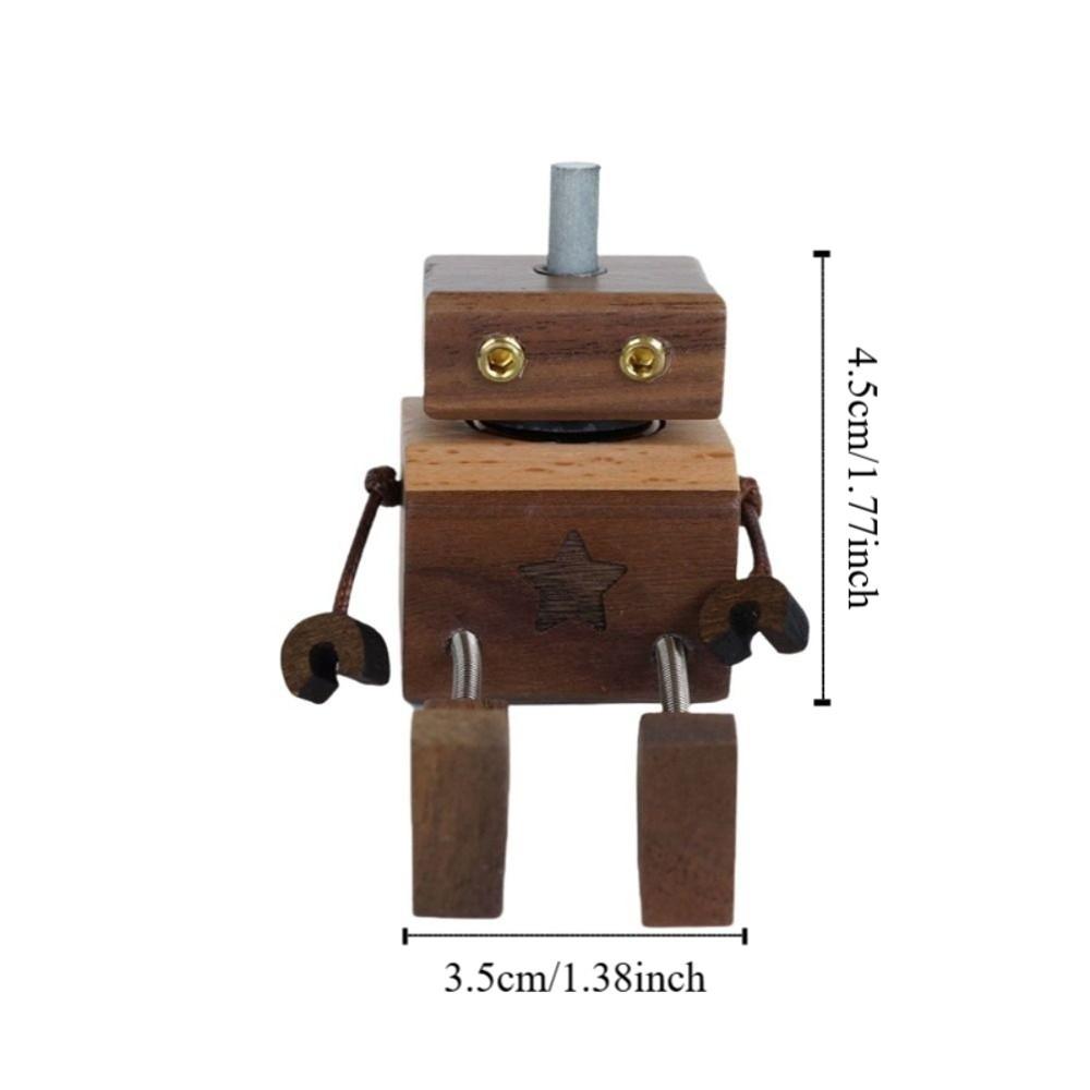 Wood Essential Oil Fragrance Expander Hand Made Car Mounted Perfume Robot Fragrance Bottle  Car