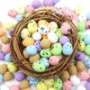 Egg Shakers Colorful Foam Self Painting Eggs Rhythm Learning Toy Gifts Favor for Kids Early Development Holiday Decor