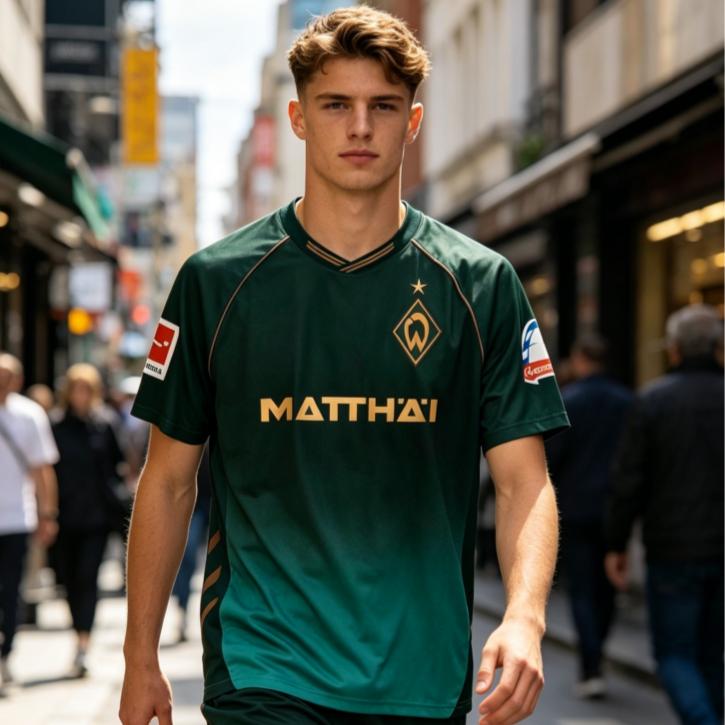 Maglia Werder Bremen Stagione 2026 Unisex Maglietta Sportiva Commemorativa