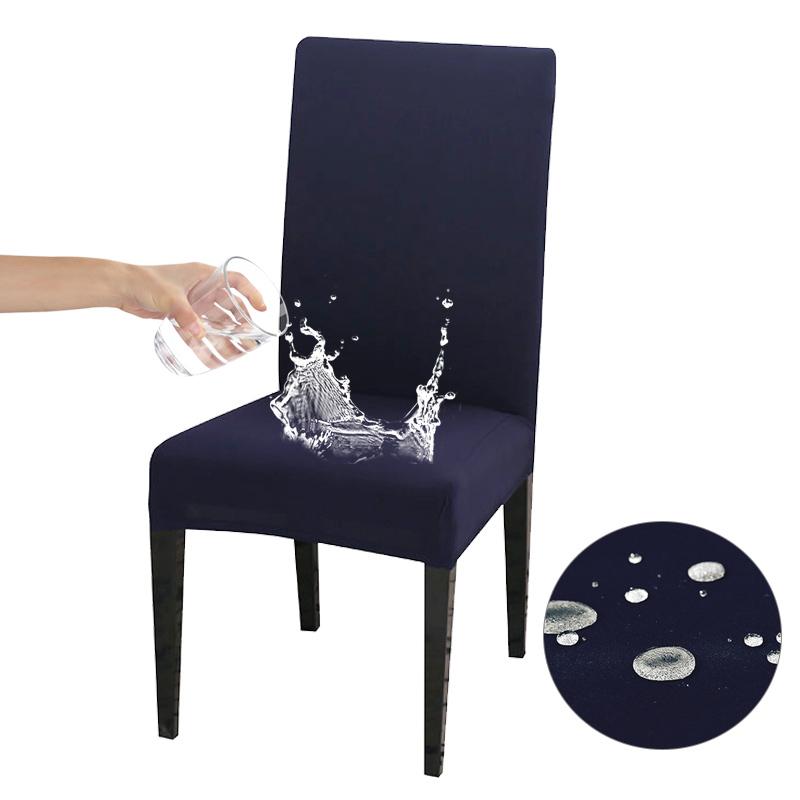 Waterproof Solid  Stretch Chair Covers  Universal Dimensions