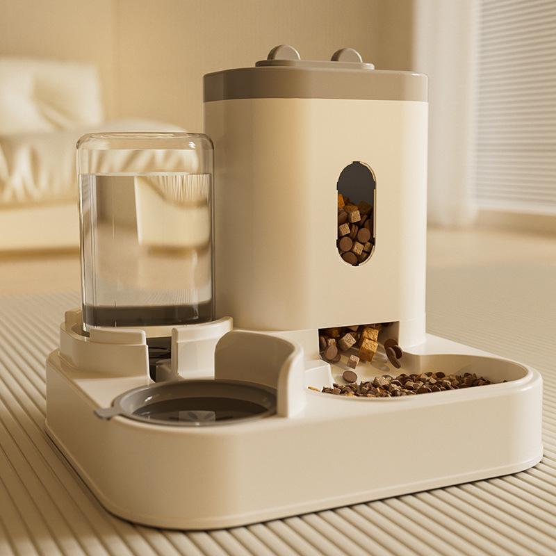 Automatic Pet Feeder & Water Dispenser Set with Food Storage for Cats & Dogs