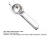 Manual Lemon Squeezer with Long Handle Stainless Steel Heavy-Duty Citrus Juicer for Lemon Lime Orange Rust-Proof Essential Kitchen Tool for