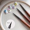 Professional Sandalwood Nail Glue Phototherapy Brush UV Gel Painting Pen Nail Art Liner Drawing Brush Manicure Brush Tool Salon