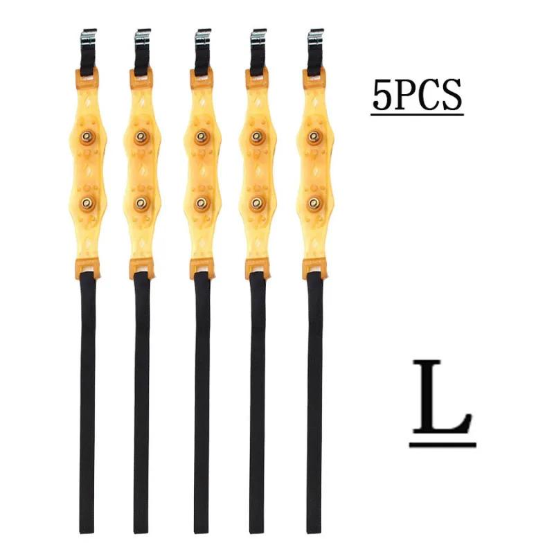 

Цепи противоскольжения для шин, цепи противоскольжения для грузовиков, аварийные цепи для шин с регулируемыми натяжными ремнями для внедорожников, автомобилей, комплект из 10 штук, безопасность при зимнем вождении