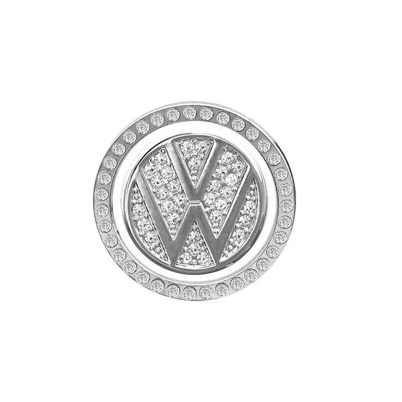 

Car One-click Start Button Decoration Sticker Crystal Rhinestone ngine Ignition Sticker For Volkswagen Vw Golf GTI Polo Passat белый