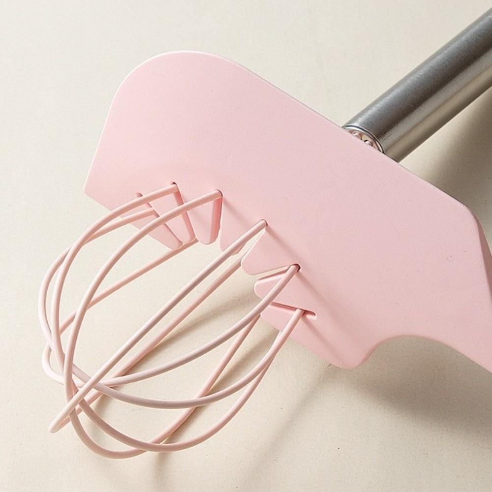 Hanging Silicone Scraper Food Grade Cream Scraper Convenient Egg Beater  Kitchen Use