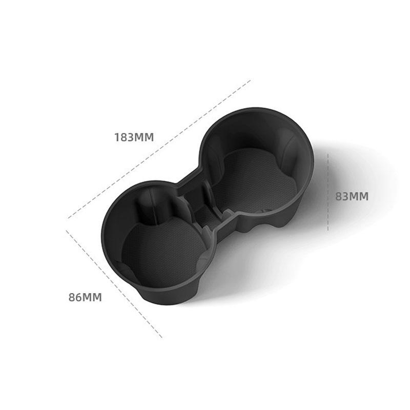 Cup Holder for Tesla Model Y Juniper 2025 Center Console Storage Box Non-slip Insert Cup Holder Car Interior Accessories