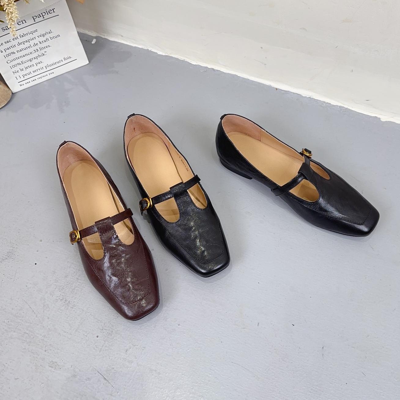 Модные туфли Мэри Джейн из коровьей кожи — фото 3