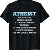 Limitiertes Atheismus Lustiges Atheistisches Anti-Religion T-Shirt