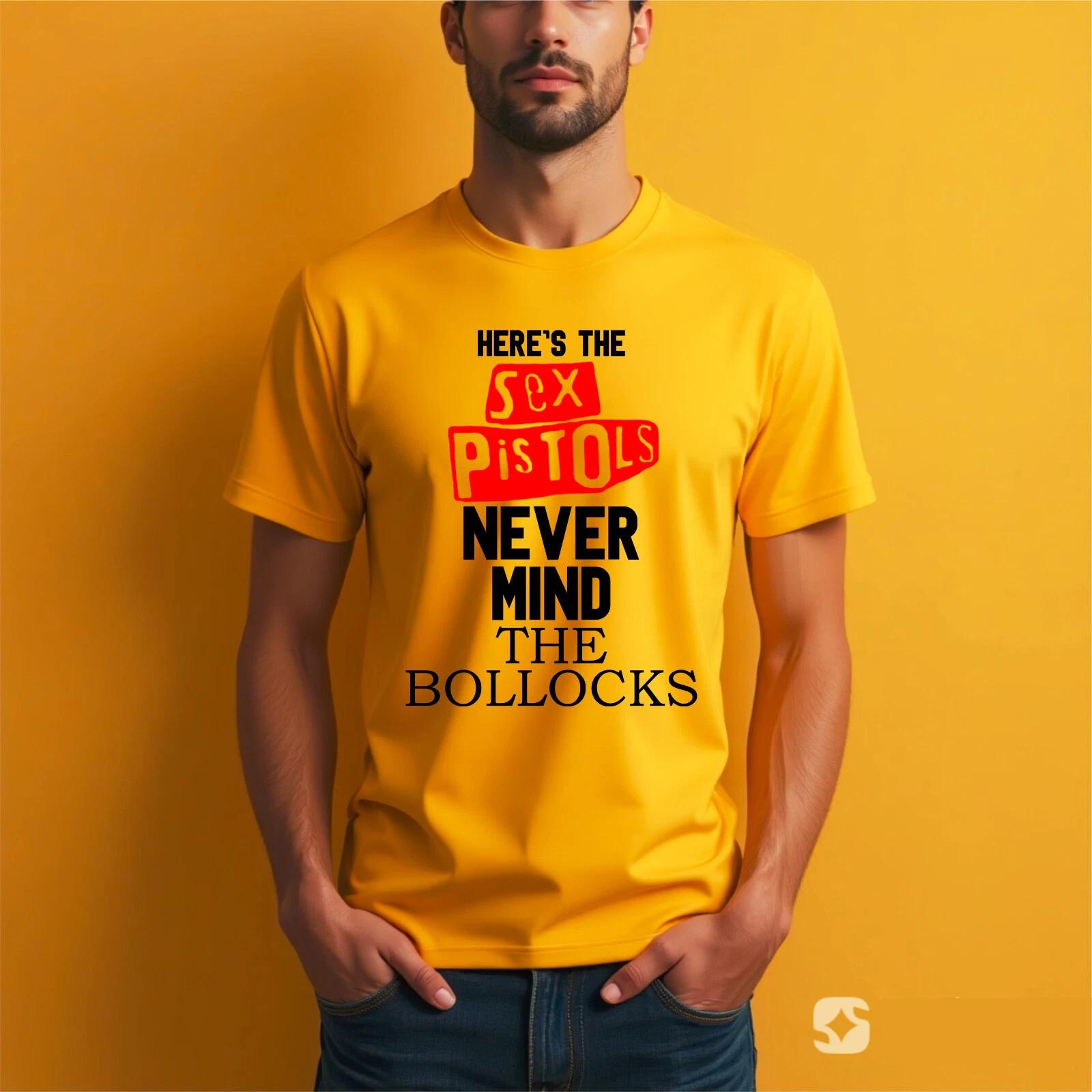 Here’s The Sex Pistols Never Mind The Pistols Punk Rock Men s Gift Tee T-Shirt S