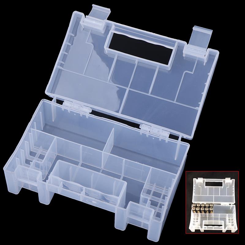 Multi-Function Hard Plastic Battery Case Holder Storage Box For Aa Aaa Batteries