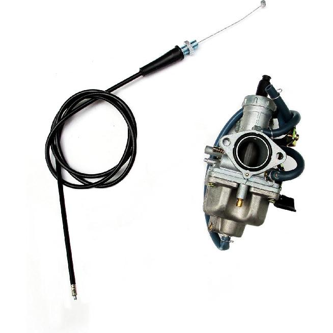 New CARBURETOR FOR HONDA TRX 250 ES FOURTRAX RECON TRX250TE 2002 2003 2004 2005 2006 2007 CARB W/THROTTLE CABLE