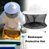 Mosquito Head Net Full-Mesh Design Drawstring Windproof Strap Good Breathability Beekeeping Men Bee Prevention