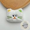 Cute Cat Plush Doll Brooch Fluffy Soft Stuffed Clothes Badge Pins Backpacks Decoration Accessories