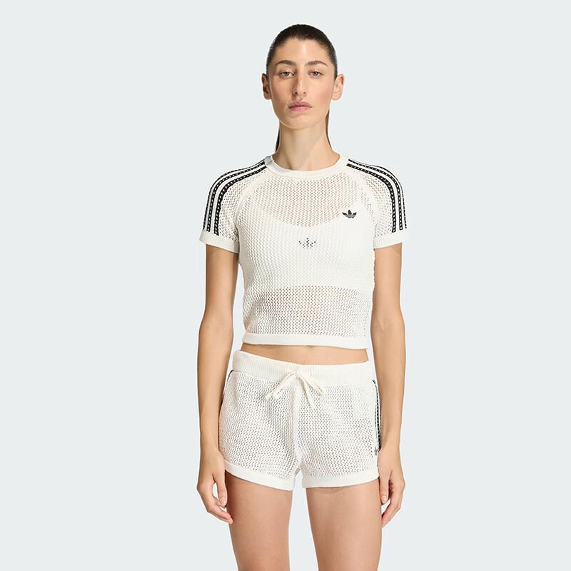 Adidas Originals Women s Crochet Tee AS