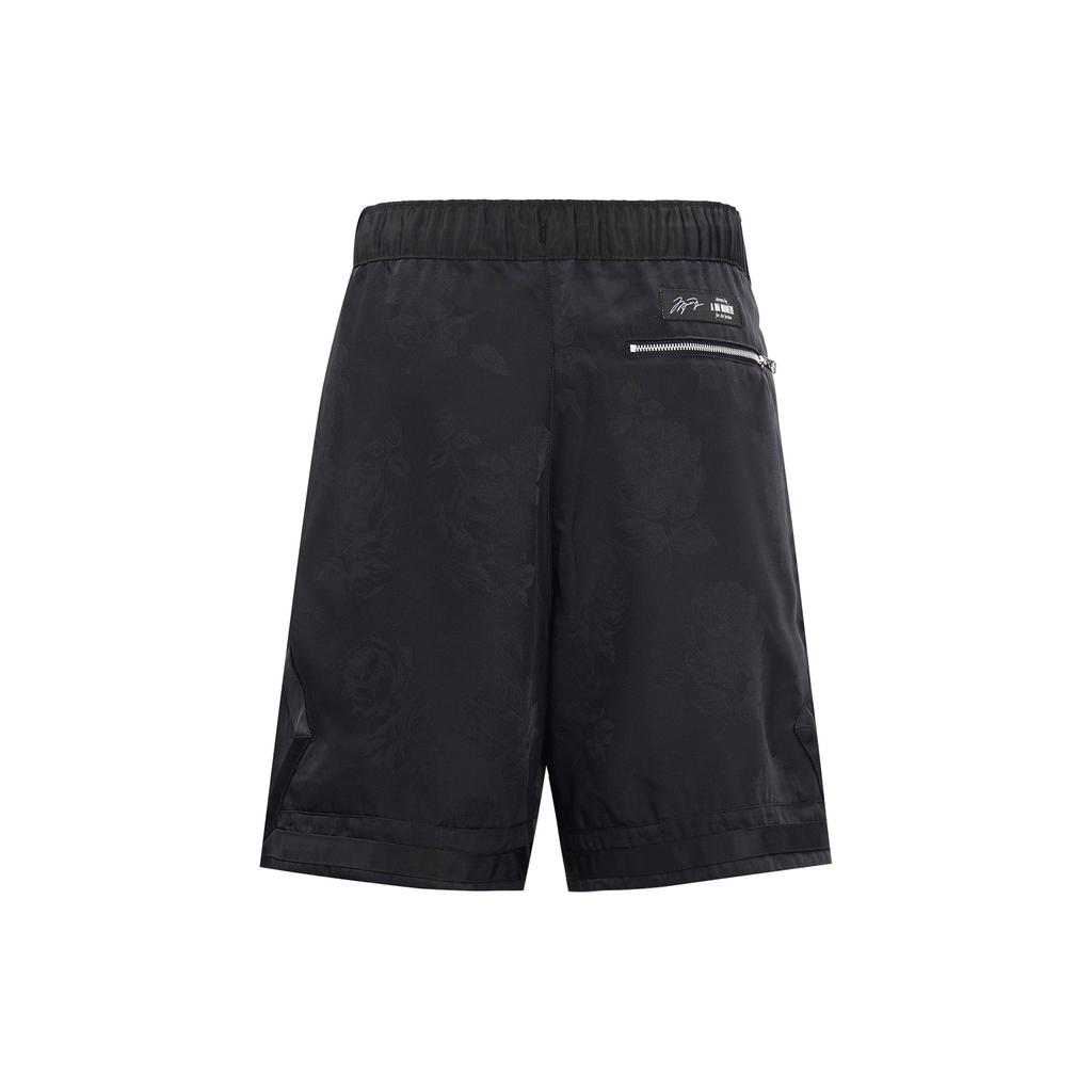 A Ma Maniére X Jordan Collaboration SS22 Solid Drawstring Sports Shorts Men Bottoms Black DJ9755-010