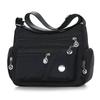 Bolso de nailon impermeable para mujer, tipo mensajero, cruzado, de gran capacidad, para viaje, informal, de alta calidad