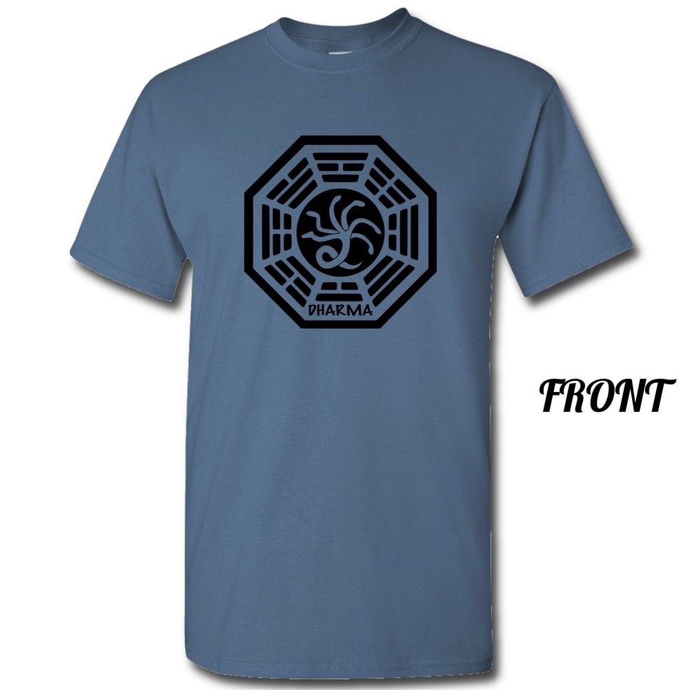 Unisex shirt Cotton Oversize Large Size Dharma Initiative Hydra From Lost Brand New Shirt Multiple Sizes and Colors