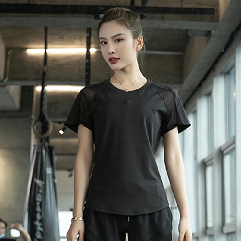 

Высококачественный женский быстросохнущий костюм из двух частей для йоги и фитнеса на весну и осень S [80-95 lbs]