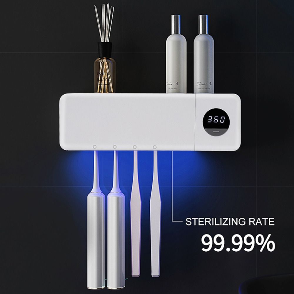 Intelligent Sterilization Electric Toothbrush Sterilizer Wall-mounted Toothbrush Box  Travel