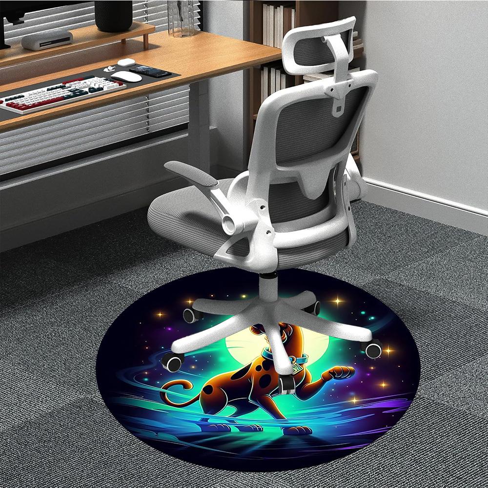 

1pc Scooby-Doo Chair Carpet for Office Non-Slip,Machine Washable Rug for Office, Room - Holiday Decor - Machine Made yy251017218 80cm by 80cm