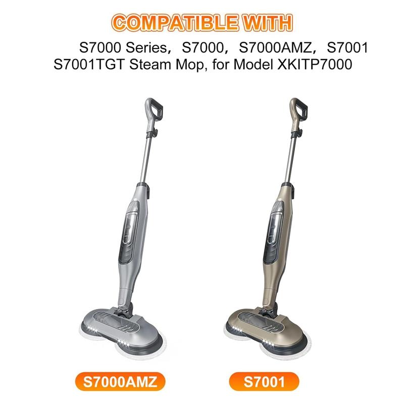 6 Pack S7000 Steam Mop Pads Replacement Spare Parts For Shark S7000AMZ S7001 S7001TGT S7000 Series Steam Mop, Microfiber