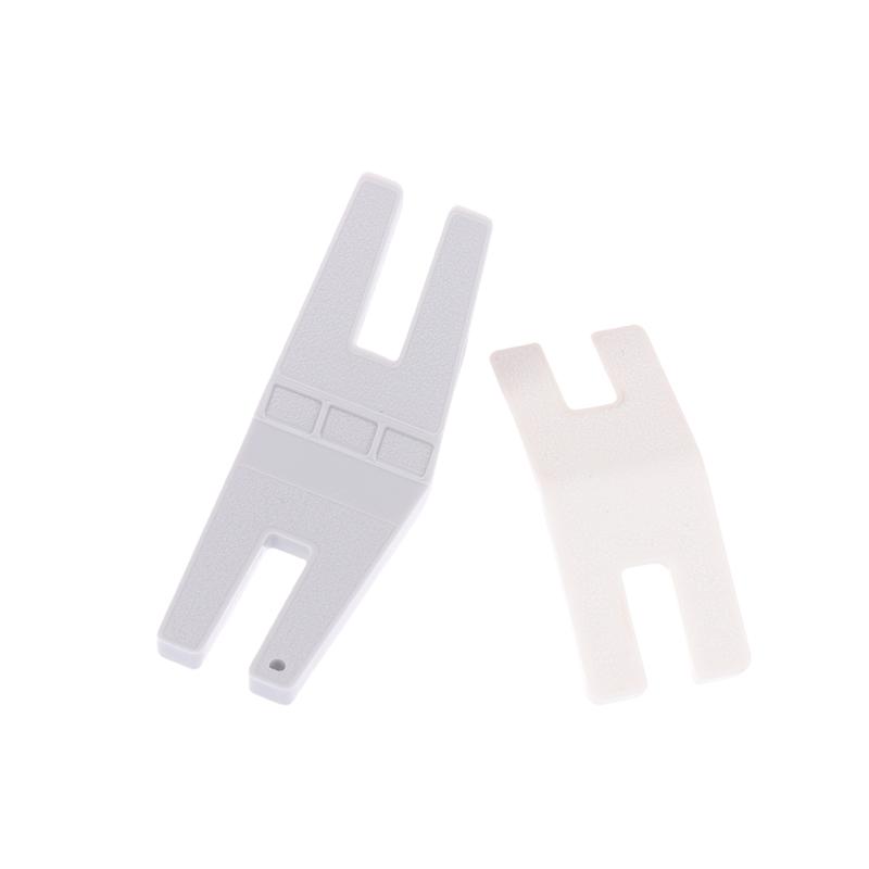 2Pcs Sewing Tool Plate Button Reed Presser Foot Hump Jumper For Chunky Denim And Hemlines Sewing Machines Accessories Parts