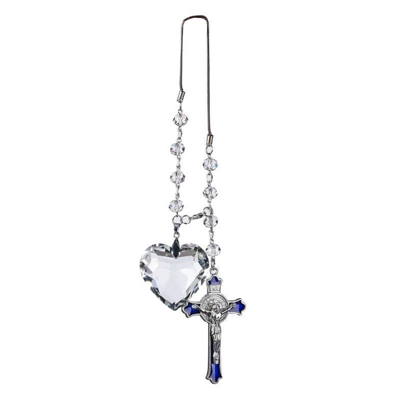 Car Pendant Jesus Crucifix Ornaments Charms- Rearview Mirror Decoration