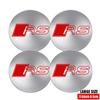 2026 4pcs Car Styling Wheel Center Hub Rim Sticker Decoration Logo For S1 Sline A1 A2 A3 A4 A4L A5 A6 A6L A7 A8 A8L TT Q1 Q2 B5 B6 2x