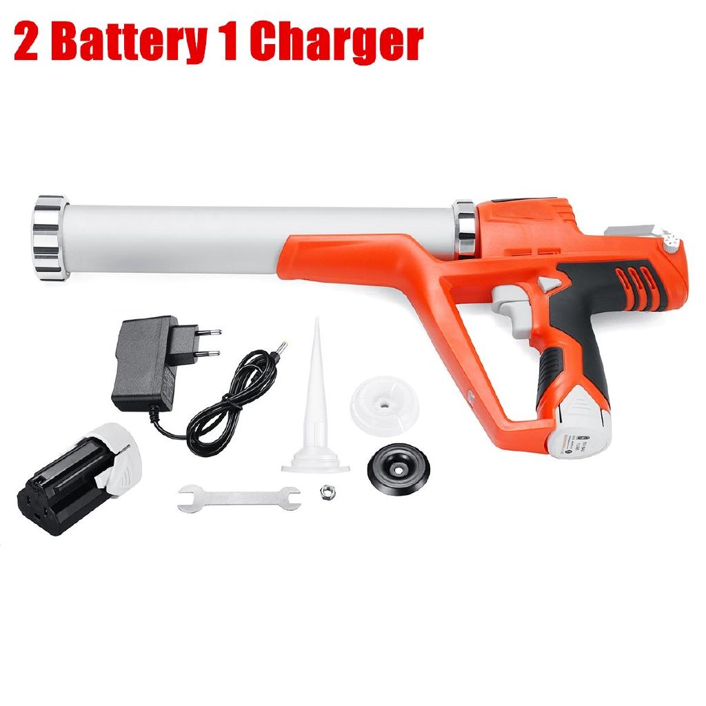 Electric Cordless Caulking Guns 1.5AH Max Handheld Glass Hard Rubber Sealant Guns For Home DIY Tools Kit 520*220*70mm