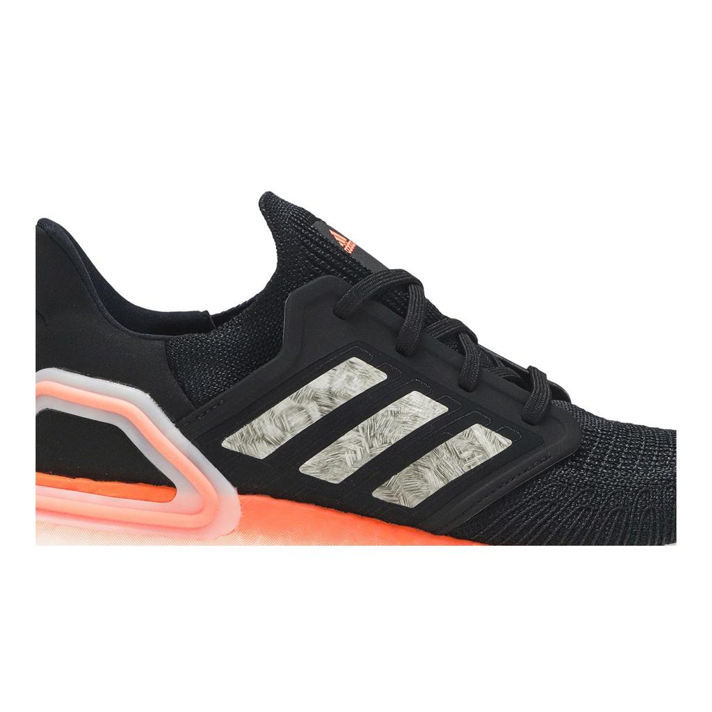 adidas UltraBoost 20 'Signal Coral' (Unisex) Core Black / Footwear White / Signal Coral Running Shoes EG0756