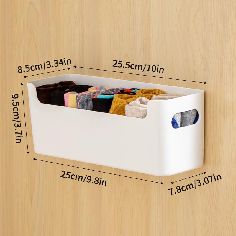 1PC No Need To Punch Holes Can Be Hung Storage Rack Home Wardrobe Socks Underwear Underwear Organizing Storage Box