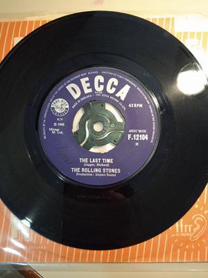7inch Record ROLLING STONES - The Last Time F12104 Decca UK Rock Used
