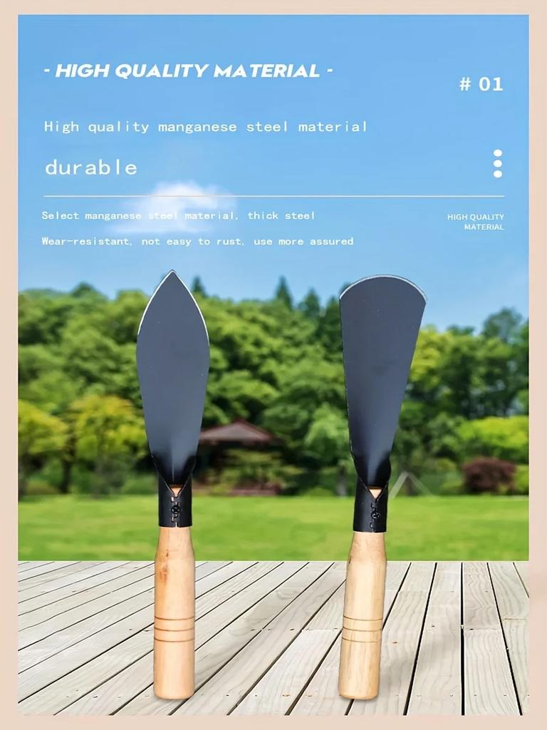 Multifunctional Garden Shovel Tool - for Digging, Soil Weeding, Wild Plant Harvesting, Portable Outdoor Gardening Shovel