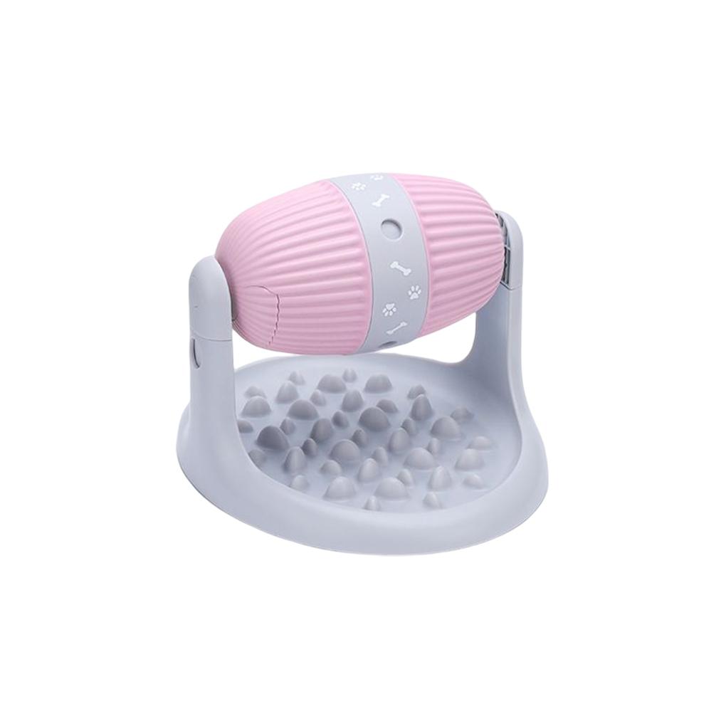 

Food Dispensing Interactive Toy Adjustable Height Automatic Pet Slow Feeder Pets Feeding Bowl Toys for Household Dormitory