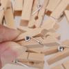 100pcs Wooden Pegs Clothes Pins Clips 25*3mm