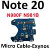Mikrofonsignal Antenne Ladeanschluss Platine Dockkabel Für Samsung Galaxy Note 20 Ultra N980F N981B N986U N986B