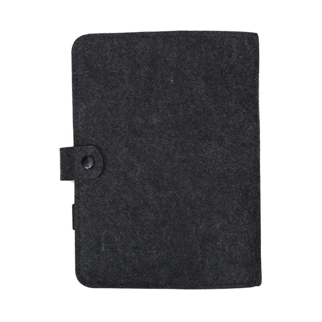 A5 A6 No Inner Pages Felt Shell Fabric Notebook Loose Leaf Notebook Inner Page Ring Binder Stationery Gift Student Supplies