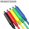 6Pcs Magnetic Test Leads 30V AC/5A 20AWG Professional Low Voltage Magnetic Jumper Silicone Flexible Jumper for Switches