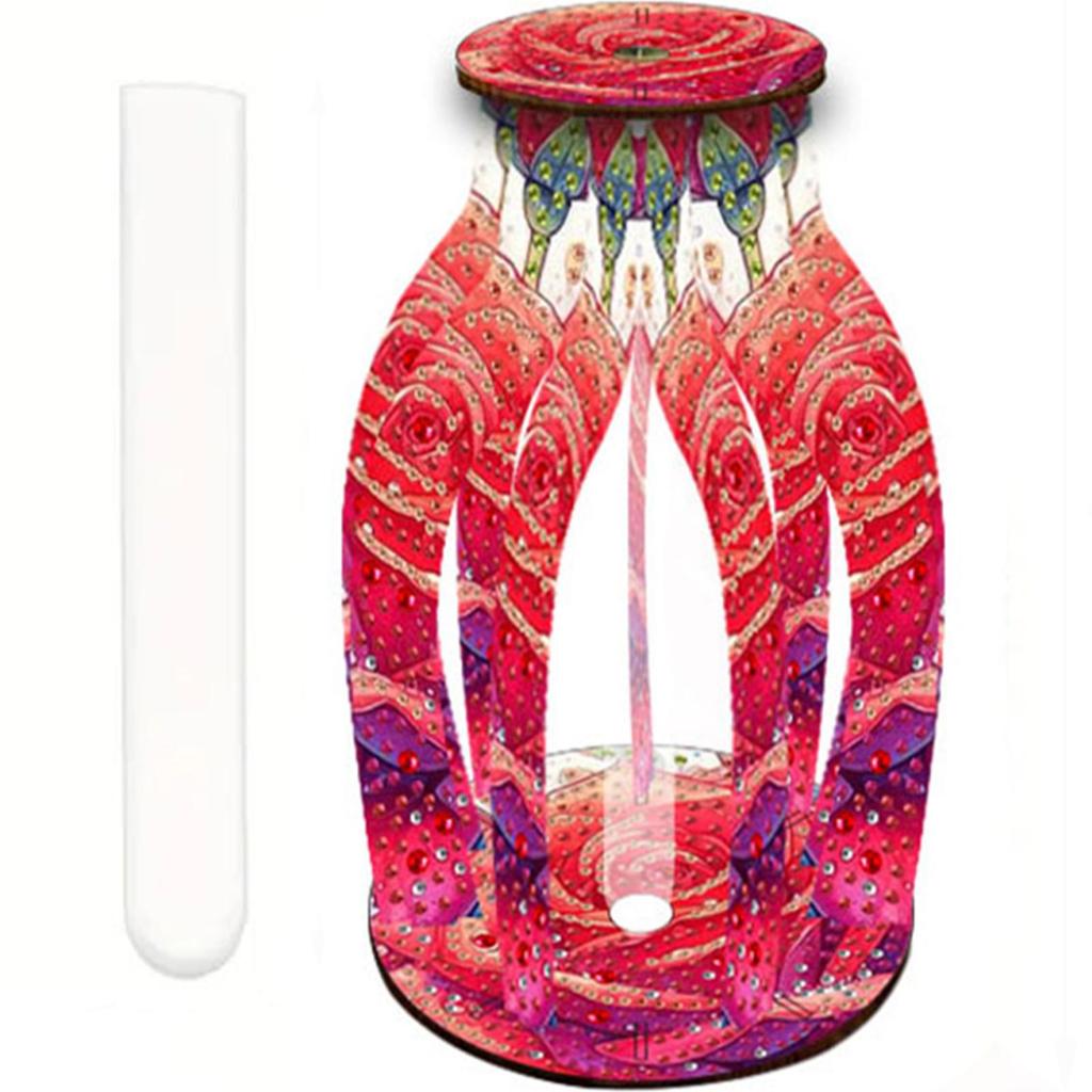 Diamond Painting Flower Vase 5D DIY Diamond Painting Desk Ornament Flower Vase for Home Office Decor