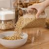 Transparent Kitchen Storage Jar for Food: Beans, Grains, Cereal