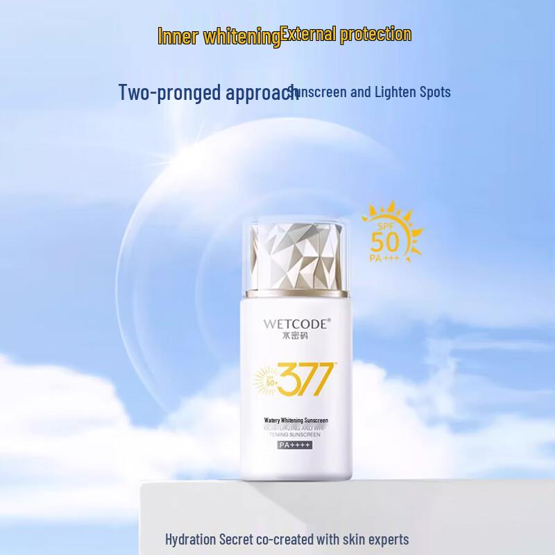 

Water Code 377 Отбеливающий солнцезащитный лосьон SPF50+ PA++++