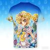 Sailor Moon Under The Moonlight! Adult and Kids 3D All-Over Print T-Shirt, Dreamy Harajuku Style Y2K Short Sleeve,Shorts Friend